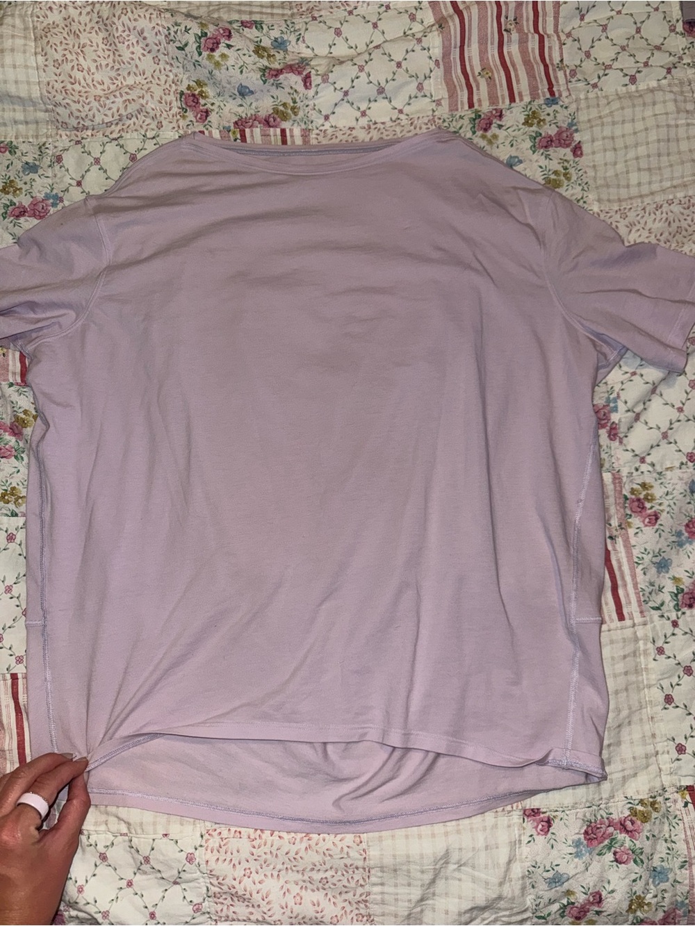lululemon athletica Lavender Short Sleeve Tee